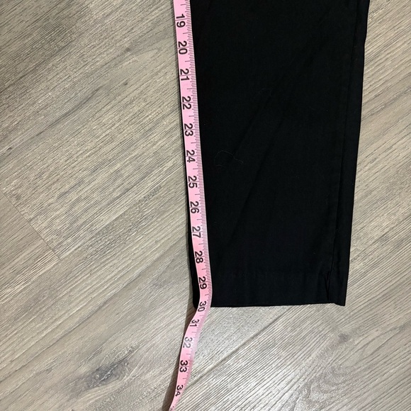 Nanette Lepore Womens Trouser Pants Tapered Leg Stretch Flat Front Black Size 12 - Picture 5 of 13